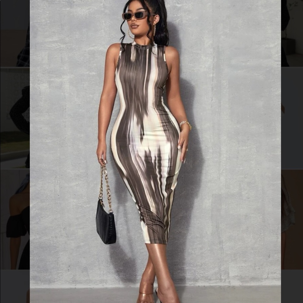 Shein Bodycon Midi Dress